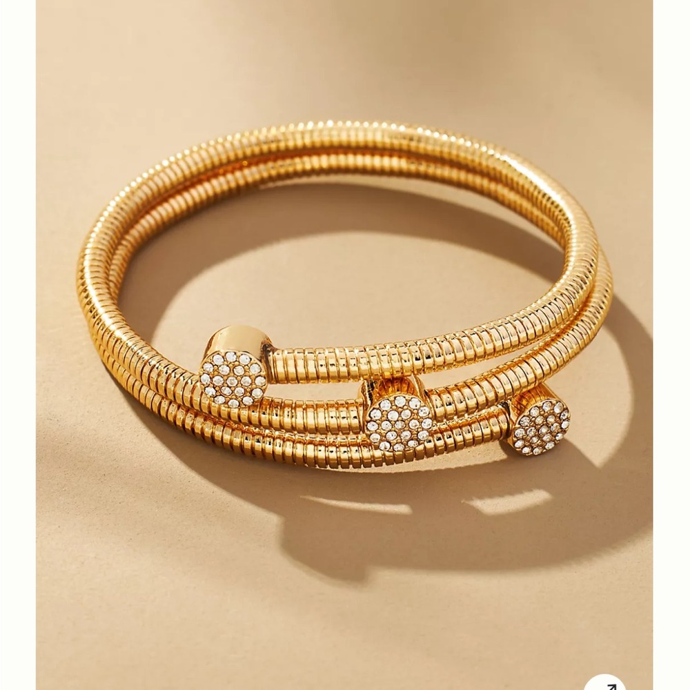 - NWT Anthropologie Coil Metal Bracelet